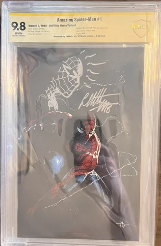 Amazing Spider-Man 1 Dell’Otto Virgin CBCS 9.8 SS WITH SKETCH