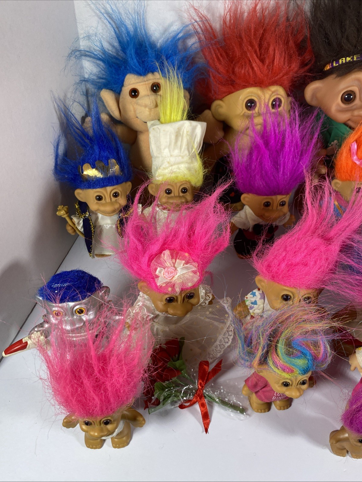 Lot Of 25 Russ Trolls Rare Dam Trolls Applause Trolls All From 70s 80s 90s