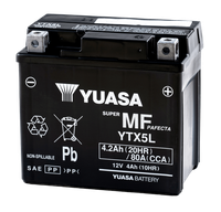 Yuasa YTX5L AGM Motorradbatterie 12V 4Ah 80A YTX5L-BS GefüLlt Und Geladen