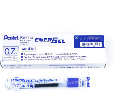 Refill Ink for BL57/BL77 Energel Liquid Gel Pen, 0.7Mm, Metal Tip, Blue Ink, Box