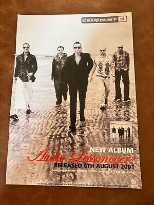 DELIRIOUS | 2001 Q Magazine ad for AUDO LESSONOVER? ad  | Collectible original