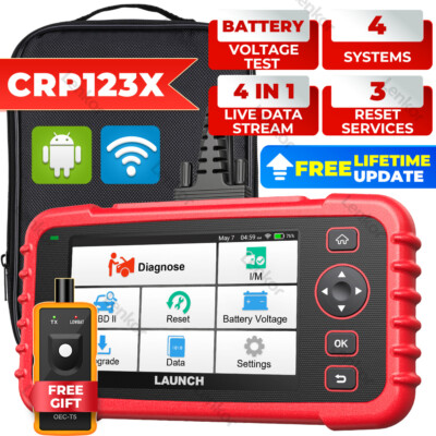 LAUNCH CRP123X Car OBD2 Scanner Code Reader Check Engine ABS SRS Diagnostic Tool