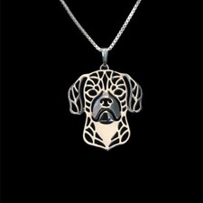 New Silver Tone Puggle Dog Charm Pendant Necklace
