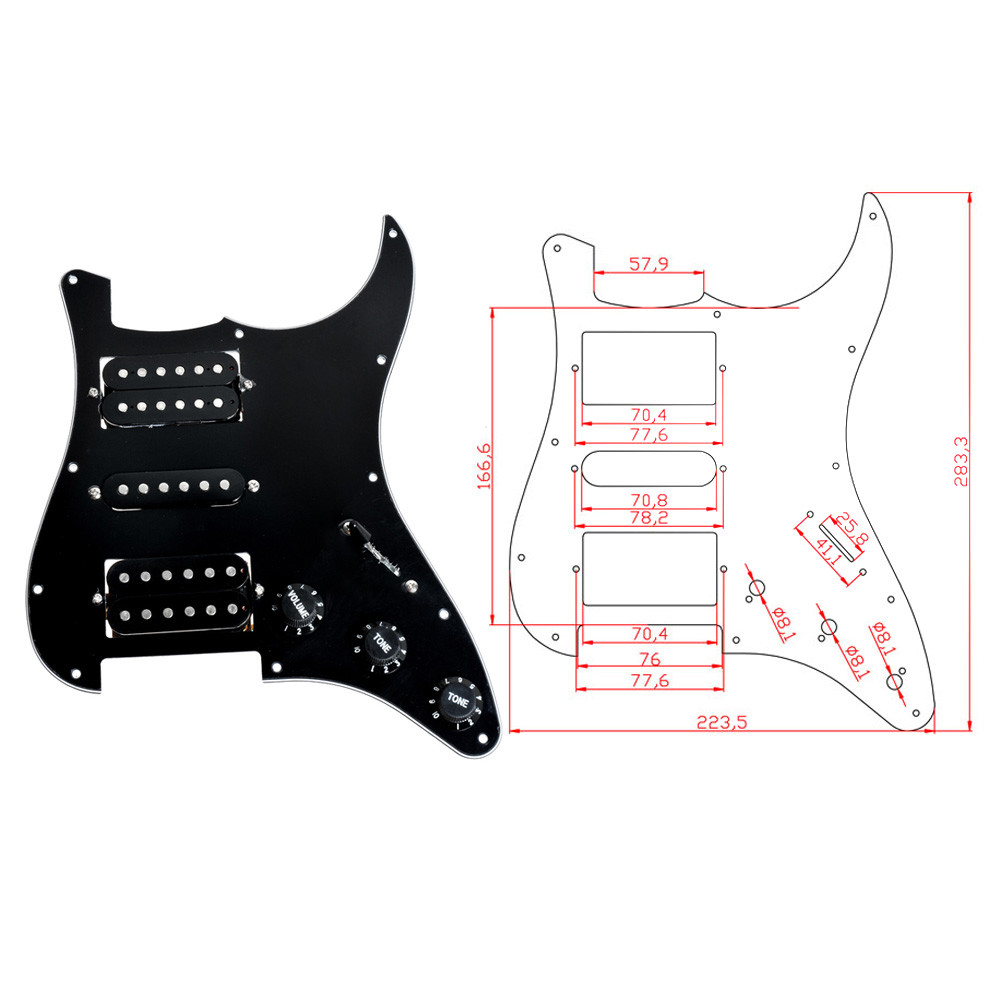 Fender Strat Pickguard Hsh Wiring