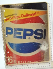 1975 PEPSI Take The Pepsi Challenge Spiral Notebook, 50 lined pages - UNUSED