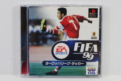 FIFA 99 Europe League Soccer CIB PS1 PS 1 PlayStation Japan Import
