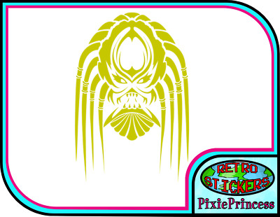 Predator AVP Xenomorph J Vinyl Sticker Tablet Car Wall Art Poster Bedroom Movie