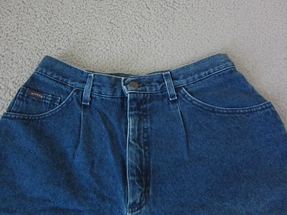 Pantalones Cortos Lee Jean De Colección Talla 14 Med Para Mujer Azul Denim Jeans Algodón Pantalones Cortos Foto 2 de 4