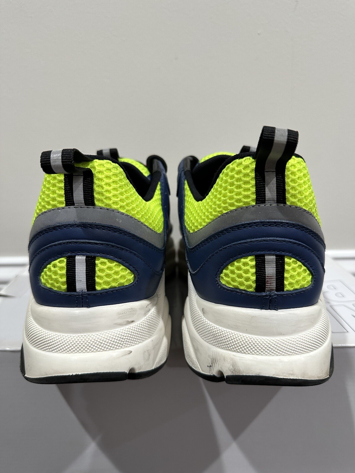 Dior x Kim Jones B22 Blue, Green & White Sneakers image 4