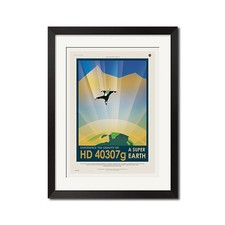 Nasa Exoplanet Travel Bureau Planet HD 40307g Retro 27x39 Poster Print