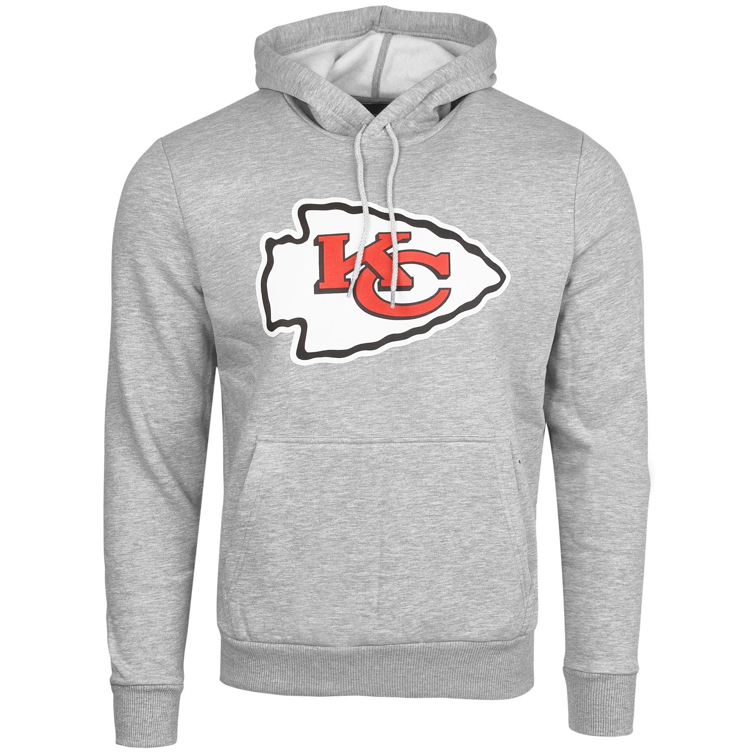 Флисовая толстовка с капюшоном New Era - NFL Kansas City Chiefs grau 15790₽