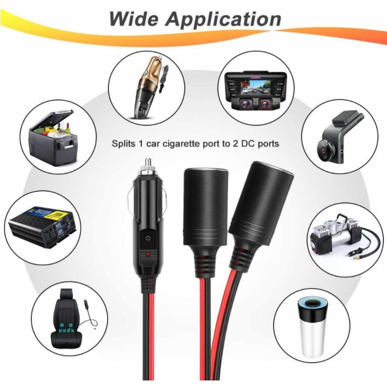 12V 15A 16AWG Heavy Duty 14