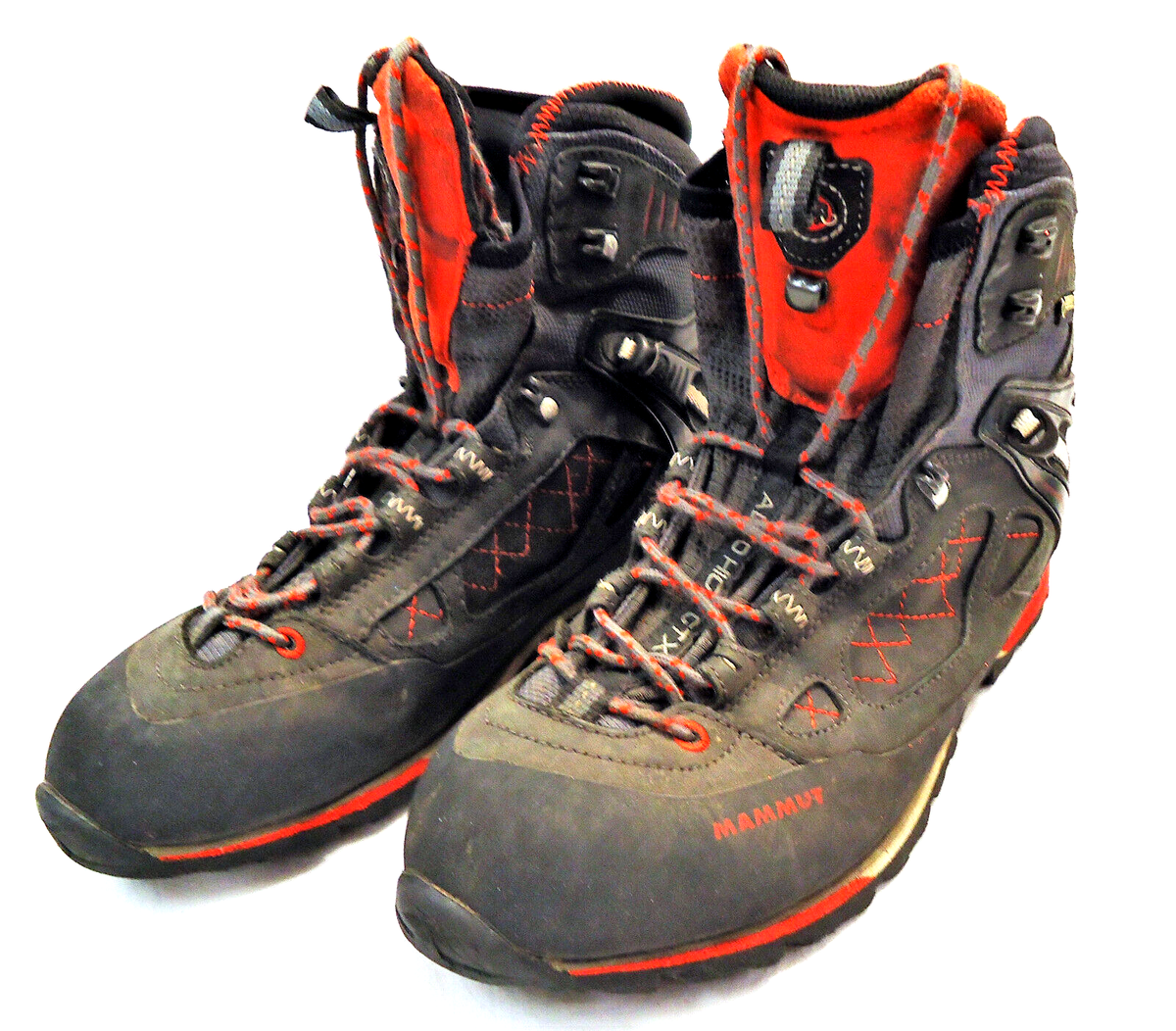 Mammut Alto High GTX GoretexHiking Boots Men's 11, Black/Grey, Raichle  7016083