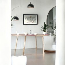 Guinness Signature Holz gerahmter kleiner Spiegel 33 cm x 23 cm | Pub Spiegel