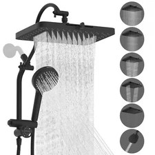 High Pressure Shower Head Handheld Spray Combo Slide Bar with Height Adjustable