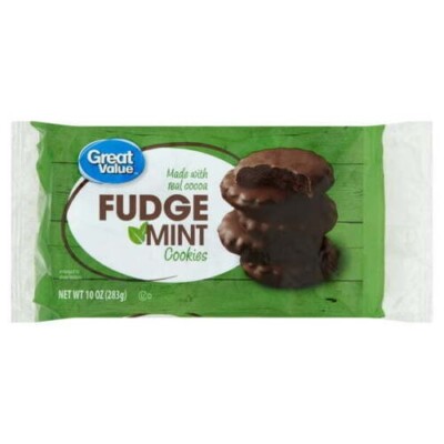 Fudge Mint Cookies, 10 Oz Made With Real Cocoa