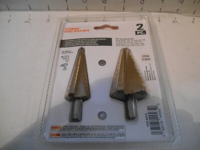 NEW Warrior 2pc Titanium Nitride Coated High Speed Steel Step