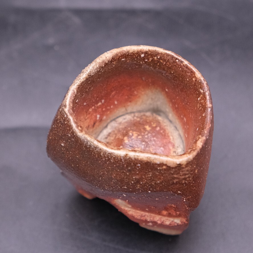 工芸品 Ryuichi 0716a Rare work Ryuichi Kakurezaki Japanese pottery Bizen ware