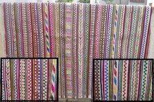 Superbe Couverture avec décoration géométrique = 2.20 x 2,10 (réf 05-8b)