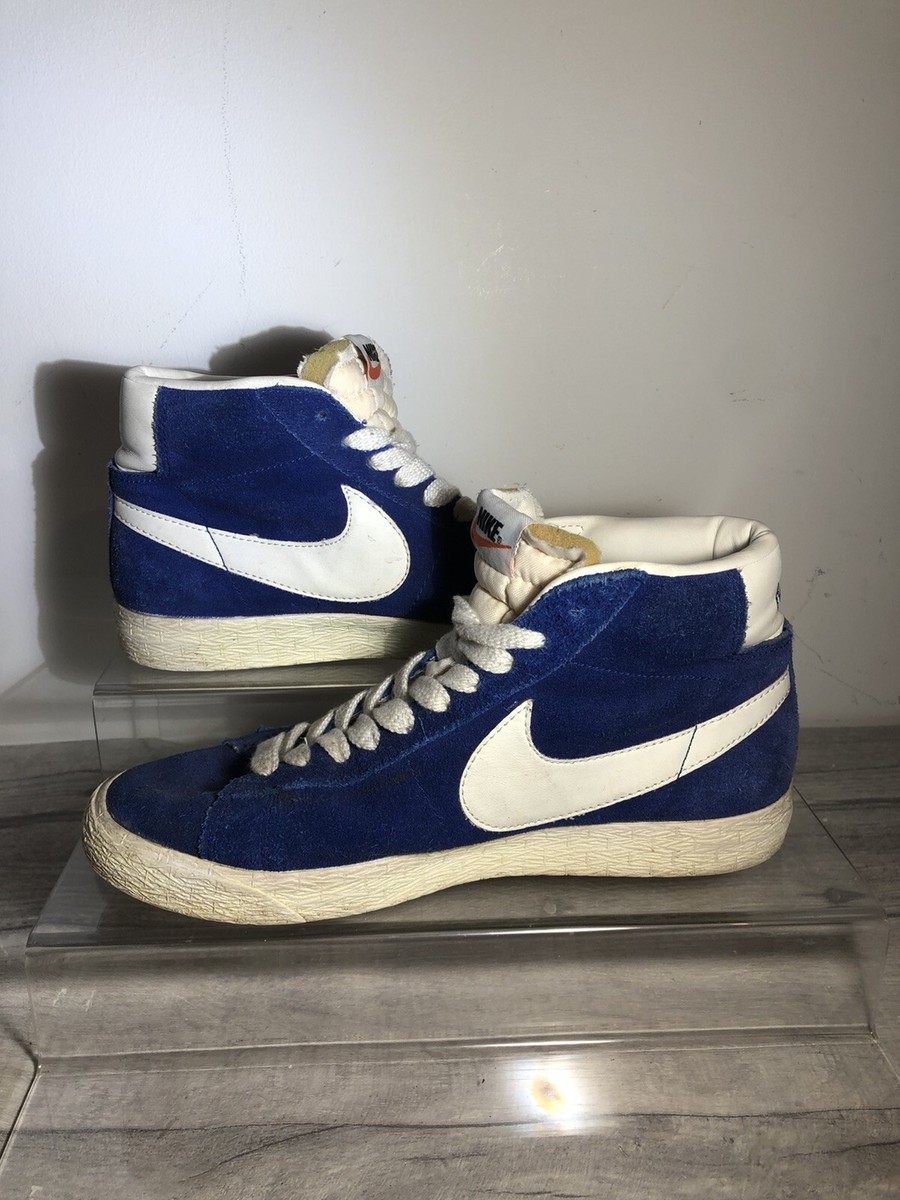 men's nike blazer high suede vintage sneakers