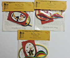 3 Quill Art Kits #923/924/925 Clowns Juggling Balls/Umbrella/Ballons Quilling