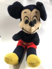 Vtg Walt Disney Characters California Toys Mickey Mouse Plush Stuffed Felt Eyes