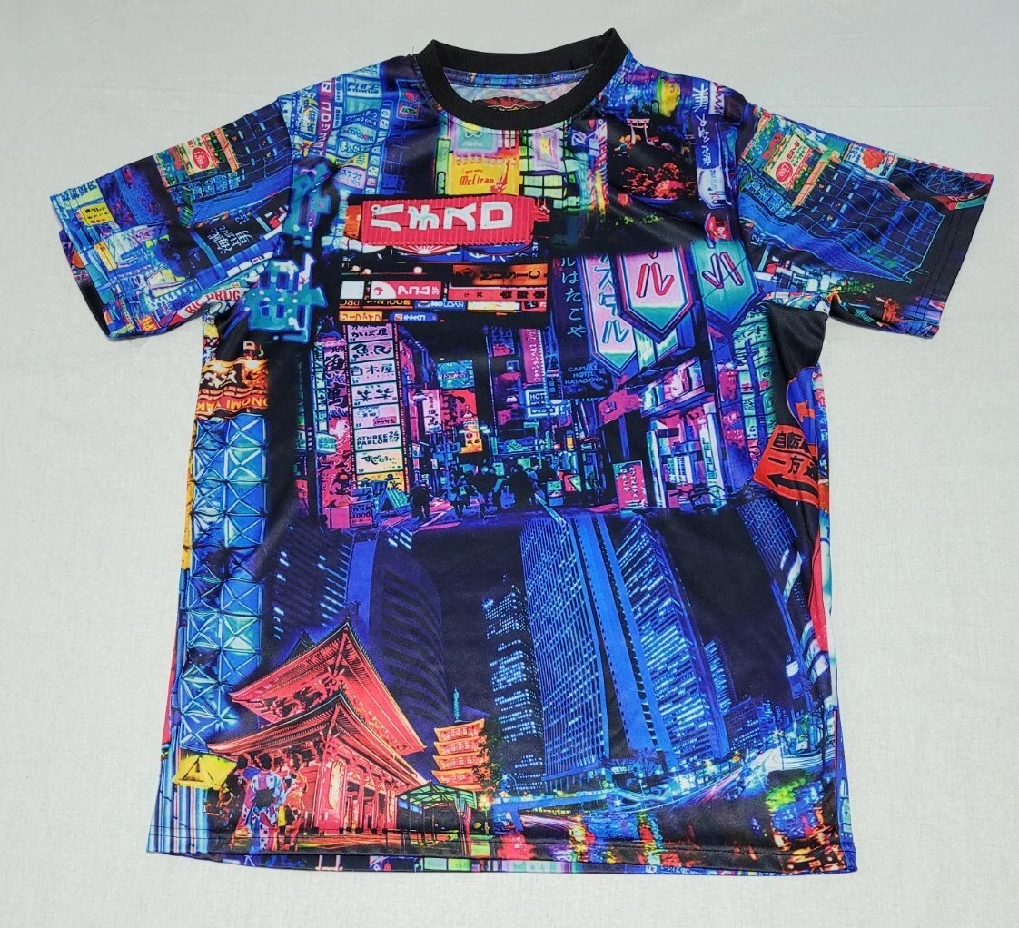Fresh Prints Of Tokyo By Drill Clothing Co. Multicolor Graphic T