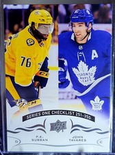 2018-19 Upper Deck P.K. Subban/John Tavares Nashville Predators/Toronto Maple