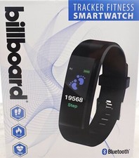 Billboard Tracker Fitness Smartwatch Bluetooth Black Model BB2657 New