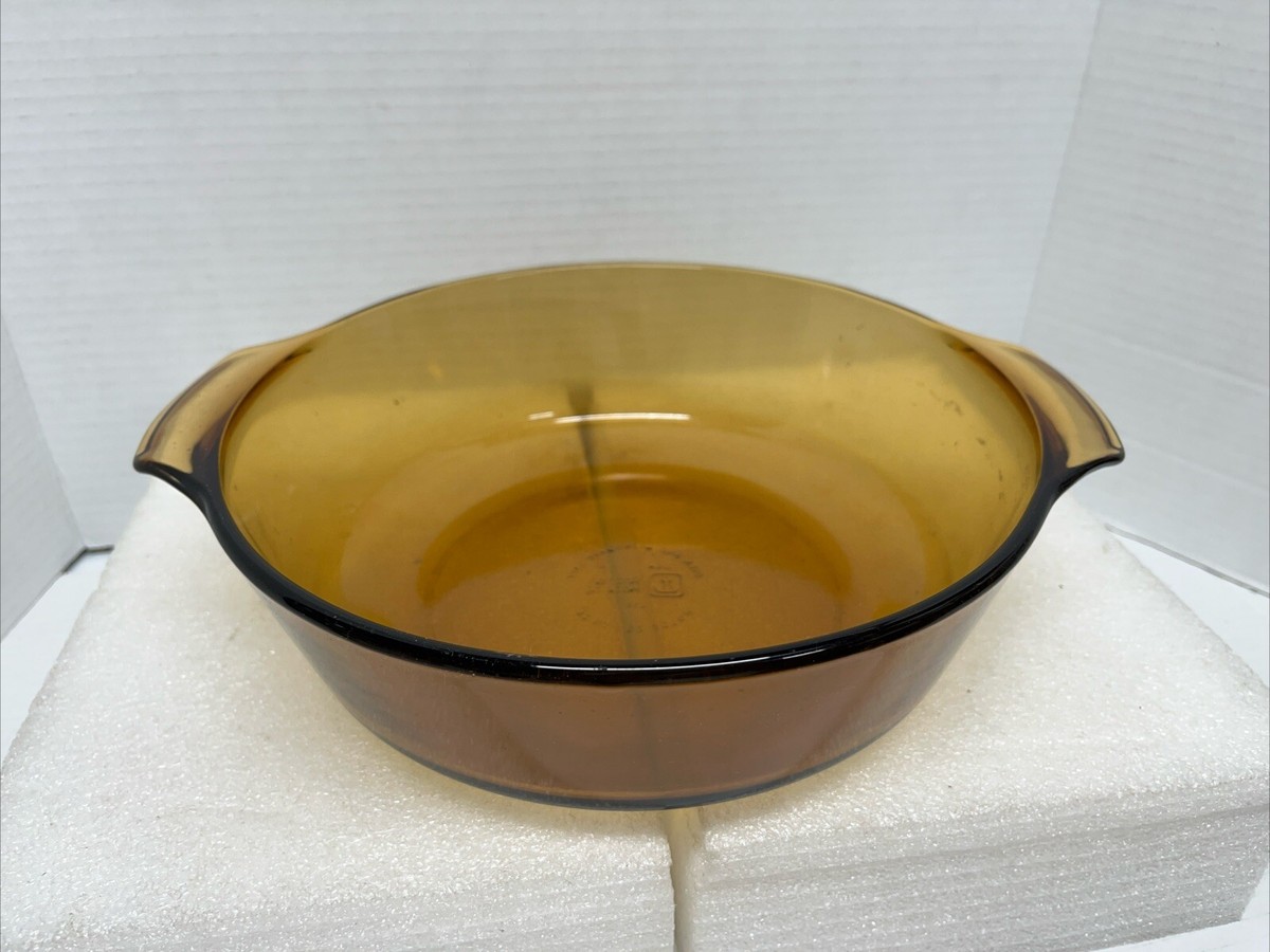 Anchor Hocking Pot With Handle Brown Glass 2 Quart #438 | eBay