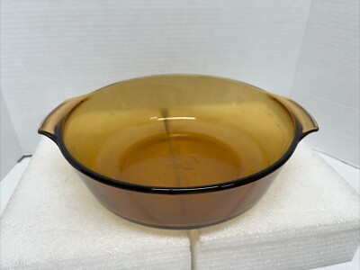 Anchor Hocking Pot With Handle Brown Glass 2 Quart #438 | eBay