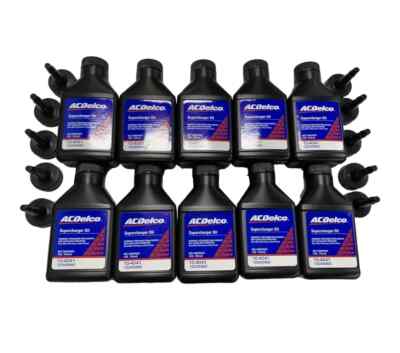 Genuine GM ACDelco 10-4041 Supercharger Oil 4oz Eaton Set Of 10