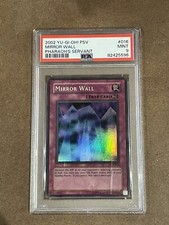 Yugioh! PSA 9 2002 Mirror Wall PSV-016 Unlimited
