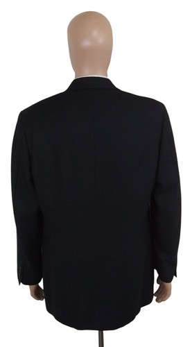 Chaqueta Blazer Canali Proposta Tres Botones Azul Marino Lúpulo Lana Cupro 52R 42R - Imagen 5 de 11