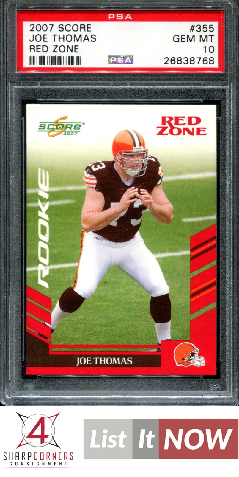 Joe Thomas Score #355 Red Zone