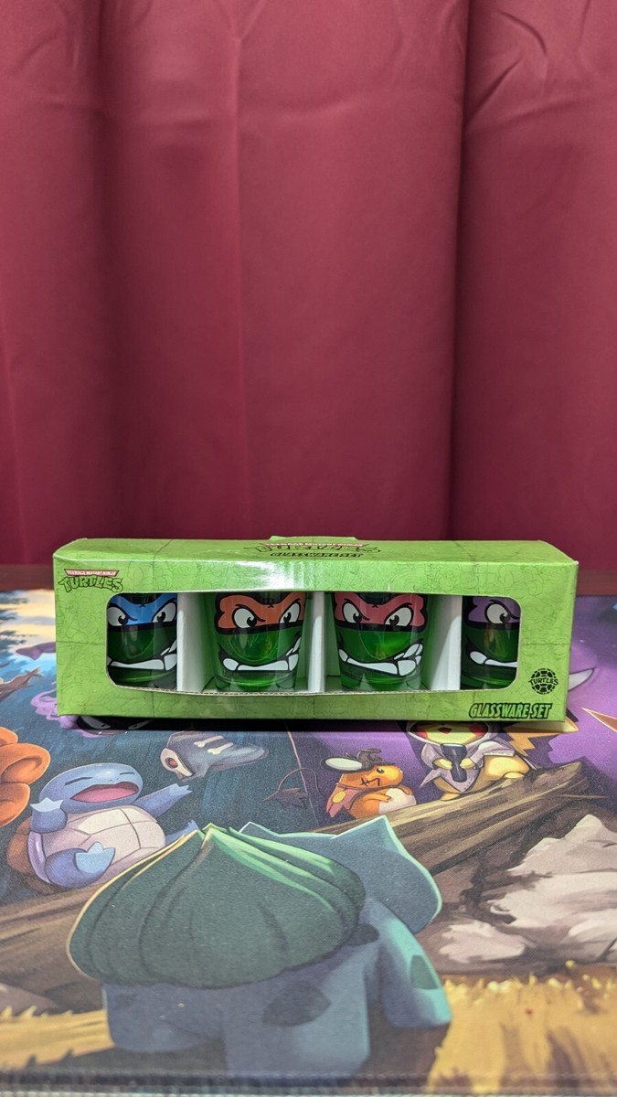 Teenage Mutant Ninja Turtles Nickelodeon Glassware set 2011 set of