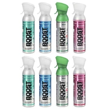 Boost Oxygen Natural Portable 5 Liter Pure Oxygen Variety Canister (8 Pack)