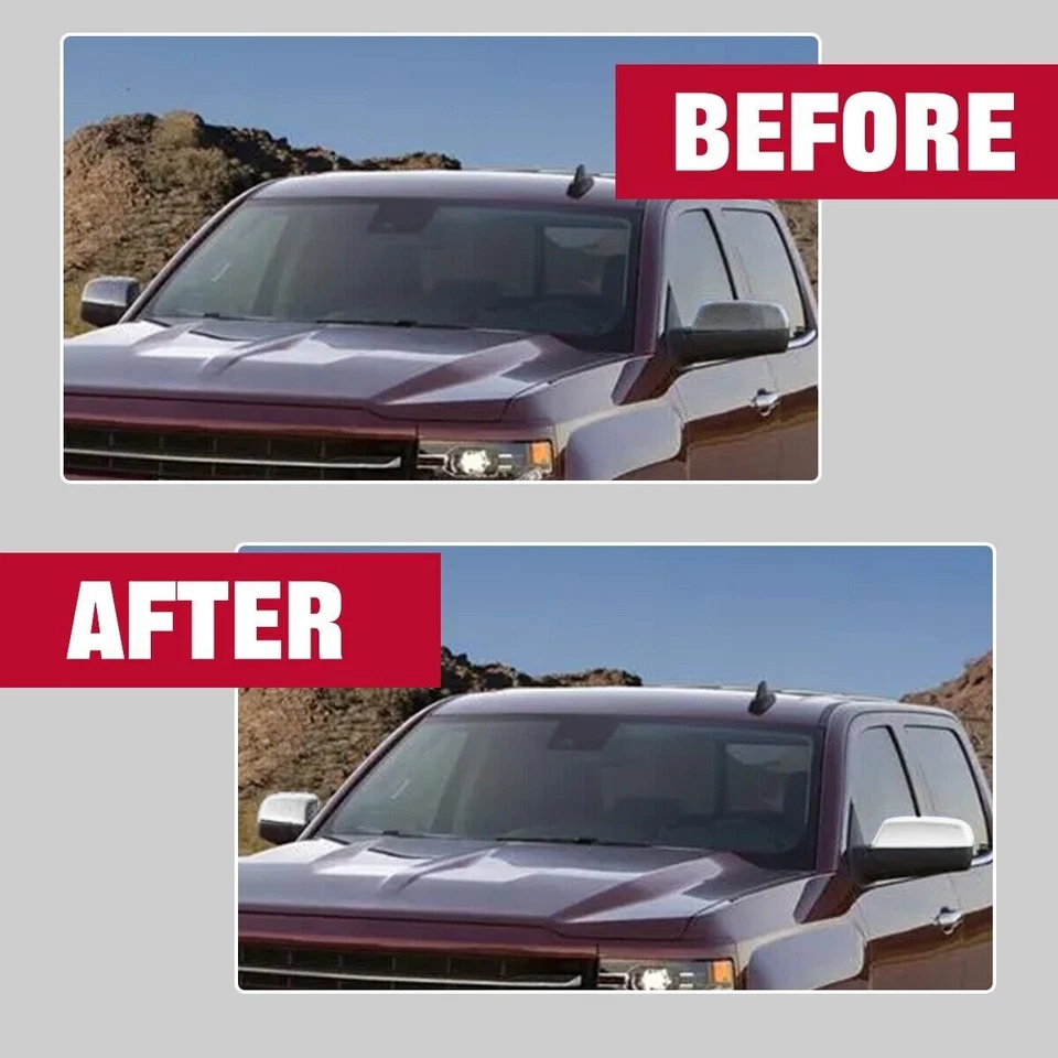 For Chevy Silverado 1500 16-19 Chrome Door Handle+Mirror+Tailgate Cover+Cam Hole Foto 2 de 4