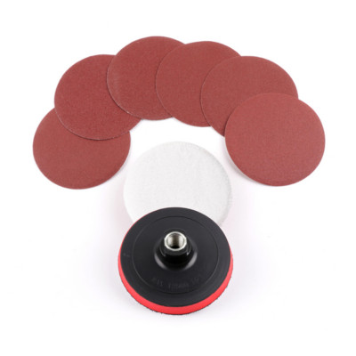 KOSHIHARA Sanding Paper Set MM372 Polishing Pad Screw Size M16-2.0 Paper 125mm