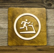 Gym Door Sign, Workout, Fitness, Hotel, Restaurant, Resort, Business Travel