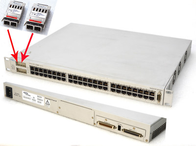 NORTEL BAYSTACK 470-48T 48x PORT 10/100 LAN SWITCH + 2x GBIC NETZWERKSWITCH O549