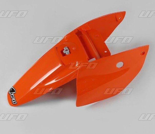 Garde-boue arrière UFO orange pour motocross KTM SX 65 de 2002 à 2008
