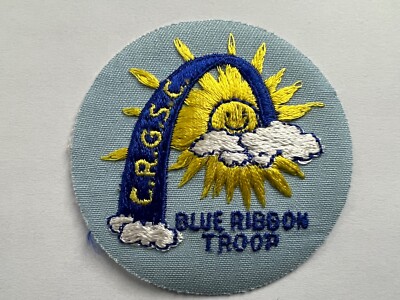 C.R.G.S.C. Blue Ribbon Troop 3'' Girl Scouts Patch