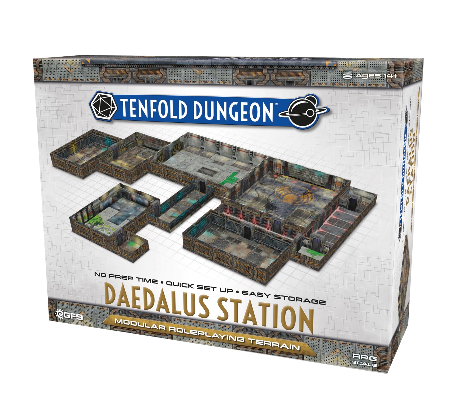 Gale Force Nine: Tenfold Dungeon - Daedalus Station - Modular Terrain Set