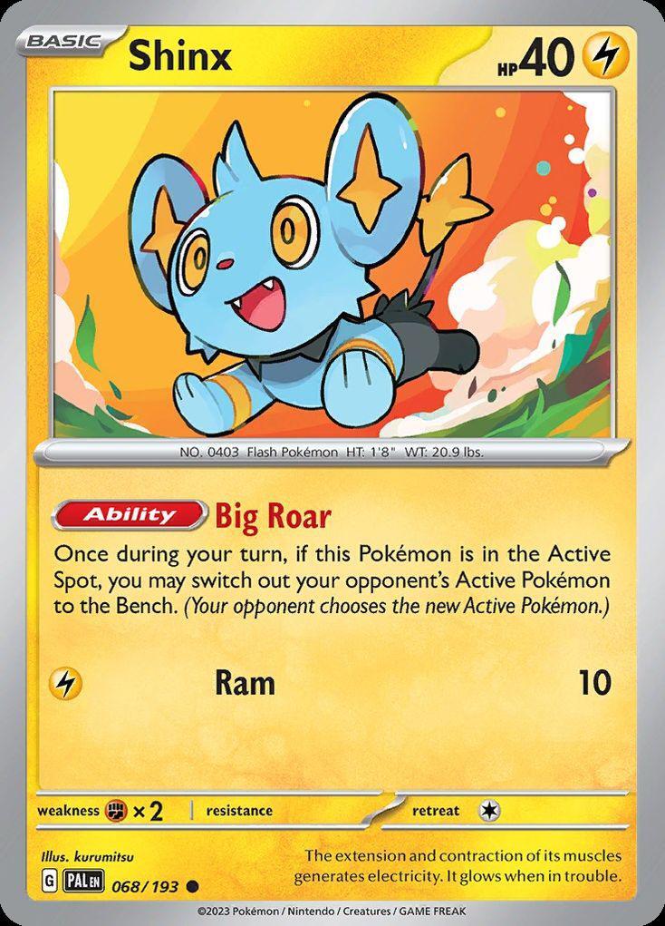 Pokemon Shinx (68/279) Paldea Evolved LP