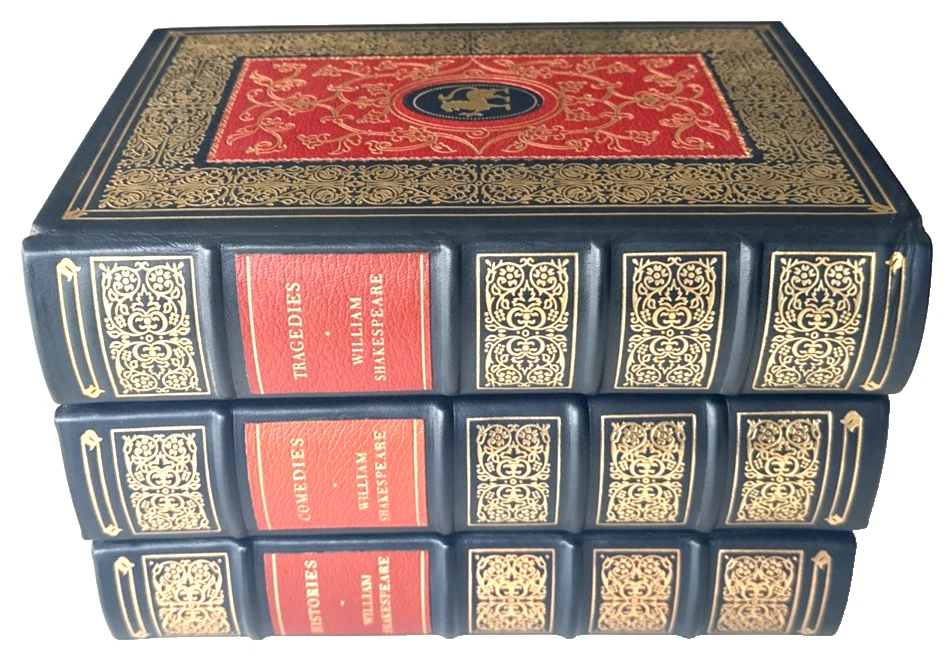 WORKS OF SHAKESPEARE 3 VOLS(COMEDIES,HISTORIES,TRAGEDIES)FRANKLIN LIBRARY*MINT* - Image 4 of 4