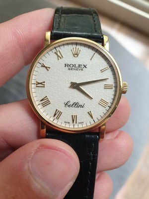 Rolex Geneve Cellini 5116 18k Watch 
