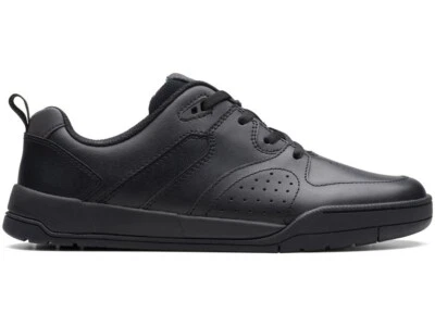 Clarks Kinder Jugendliche Kick Step Schuhe Leder F Fit Schule Fußball Größe UK 3-8