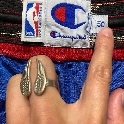 Vintage 90s Philadelphia 76ers NBA Auth IVERSON Champion