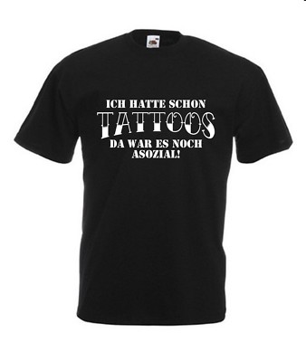 T-Shirt S - 4XL Tattoo Tätowieren Farbe Ink Maschine Gun Nadeln Stencil Vorlage